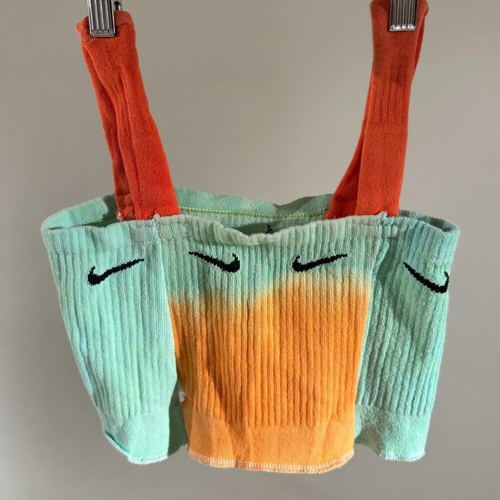 CUSTOM UPCYCLED REWORKED TANK CROP TOP NIKE